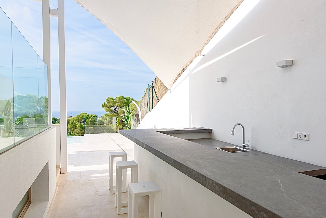 Resa Estates Ibiza sale koop Villa Marcos sea views exterior kitchen.jpg